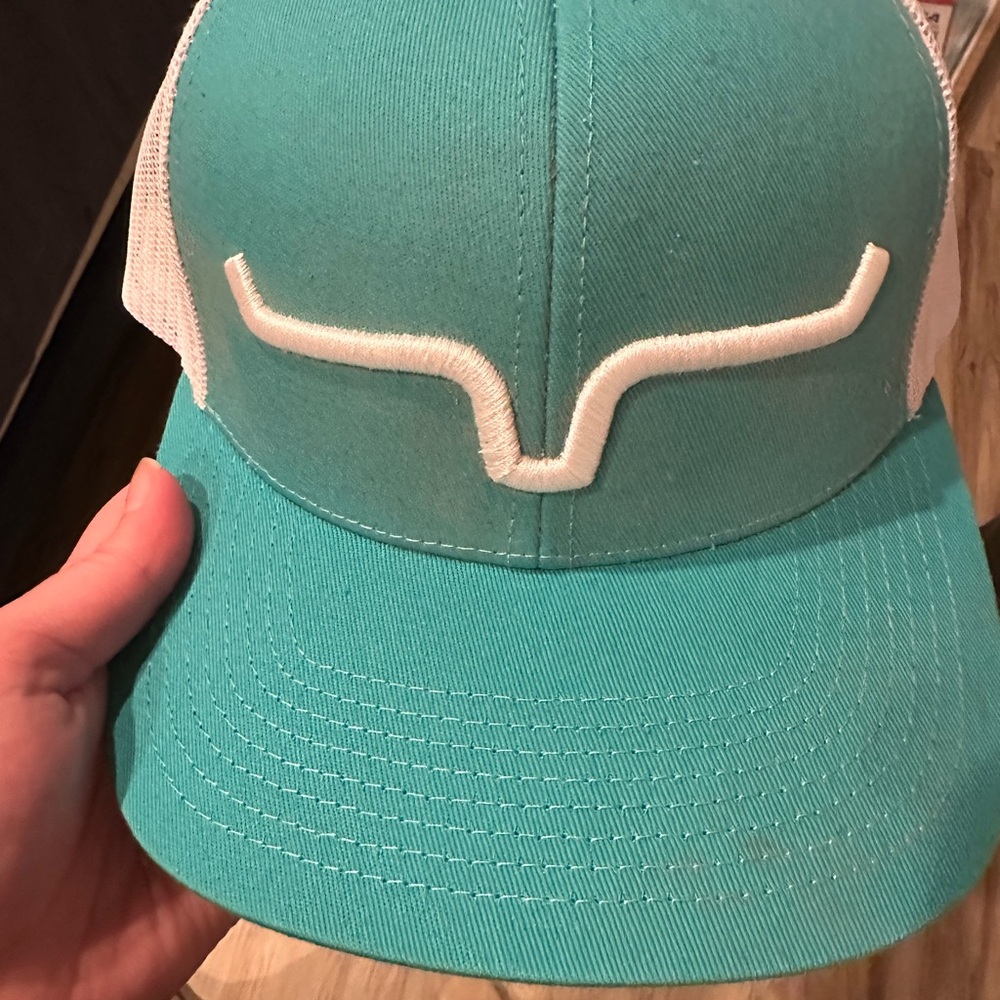 Kimes Ranch Aqua and White Cap